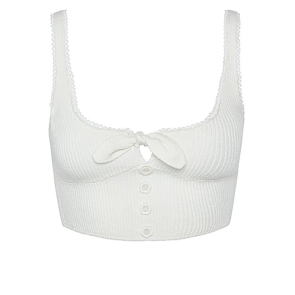 For Love and Lemons Pointelle Tank Top